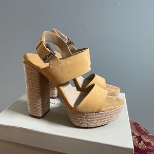 Yellow Platform Sandals